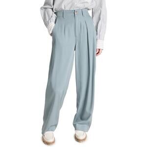 Madewell Women's Straight Leg Pants in Light Blue